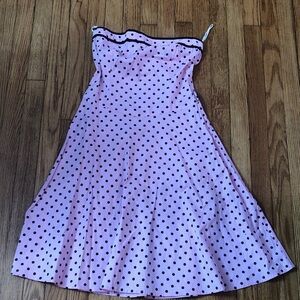 Ruby Rox Pink Polka Dot Mini Dress